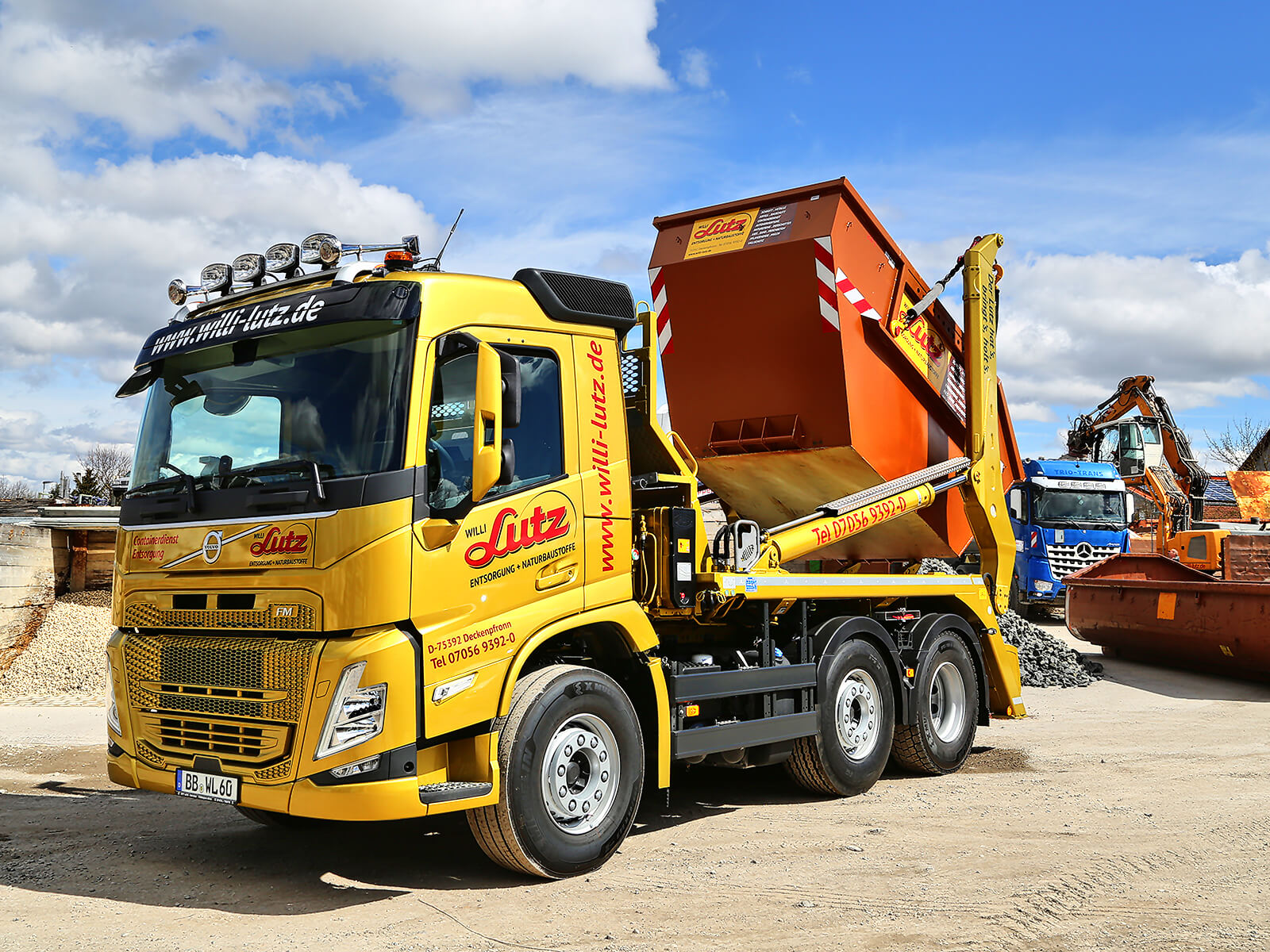 Absetzkipper Volvo FM460 mit Meiller Aufbau